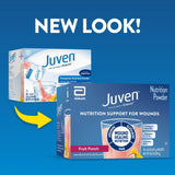 Juven Therapeutic Nutrition Drink Powder Including Collagen Peptides, Amino Acids, and HMB For Wound Healing Support, Fruit Punch, 30 Packets