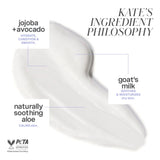 Kate Somerville Goat Milk Moisturizing Cream - Deeply Hydrating Daily Facial Moisturizer – Gentle Face Lotion Suitable for Sensitive Skin, 1.7 Fl Oz