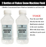 LANGXUN 1500W Snow Machine with Manual & Wireless Remote Control | Large Output Snowmaking Machine for Indoor & Outdoors | Adjustable Snowflake Size | Perfect for Christmas, Weddings, and Parties