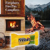 Fire Starter for Indoor and Outdoor Use - Quick Ignition Logs for BBQ, Fireplace, Fire Pit and Campfires (24 Pack) -Starters for Campfires