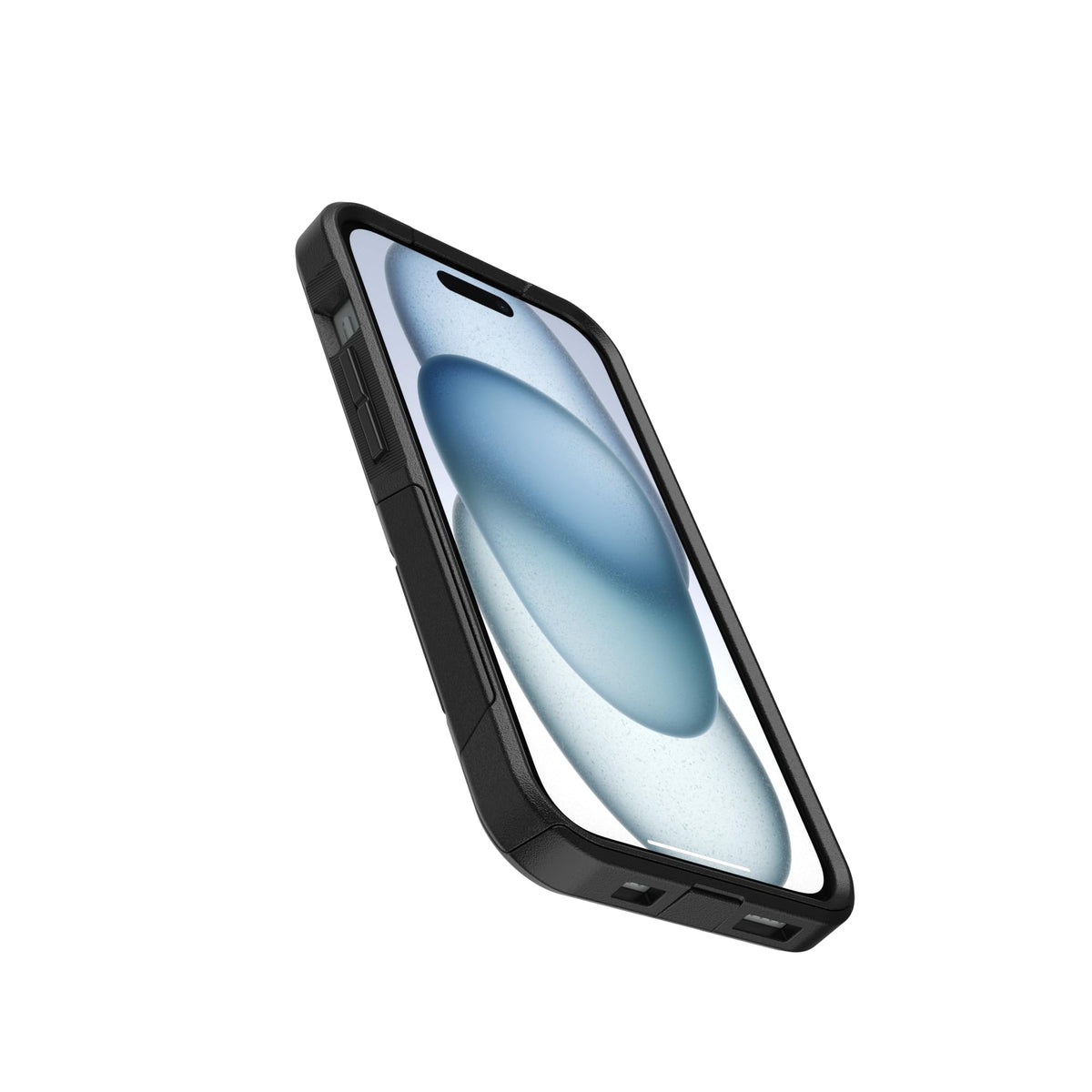 OtterBox iPhone 17e, 16e, 15, 14, & 13 Commuter Series Case - Black, Slim & Tough, Pocket-Friendly, with Port Protection - Thin & Protective iPhone Case, Dual-Layer, Impact Absorbing iPhone Case
