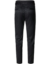 VATPAVE Mens Gothic Pants Costume Steampunk Victorian Pants XL Black