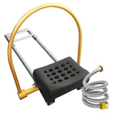 YTQHERQR Water Circulation Hair Head Spa Equipment with Pillow, Water Circulation Frame Rack with 39.37" 304 Stainless Steel Water Hose, Shampoo Bed Accessories, for Hair Salon Massage Shower