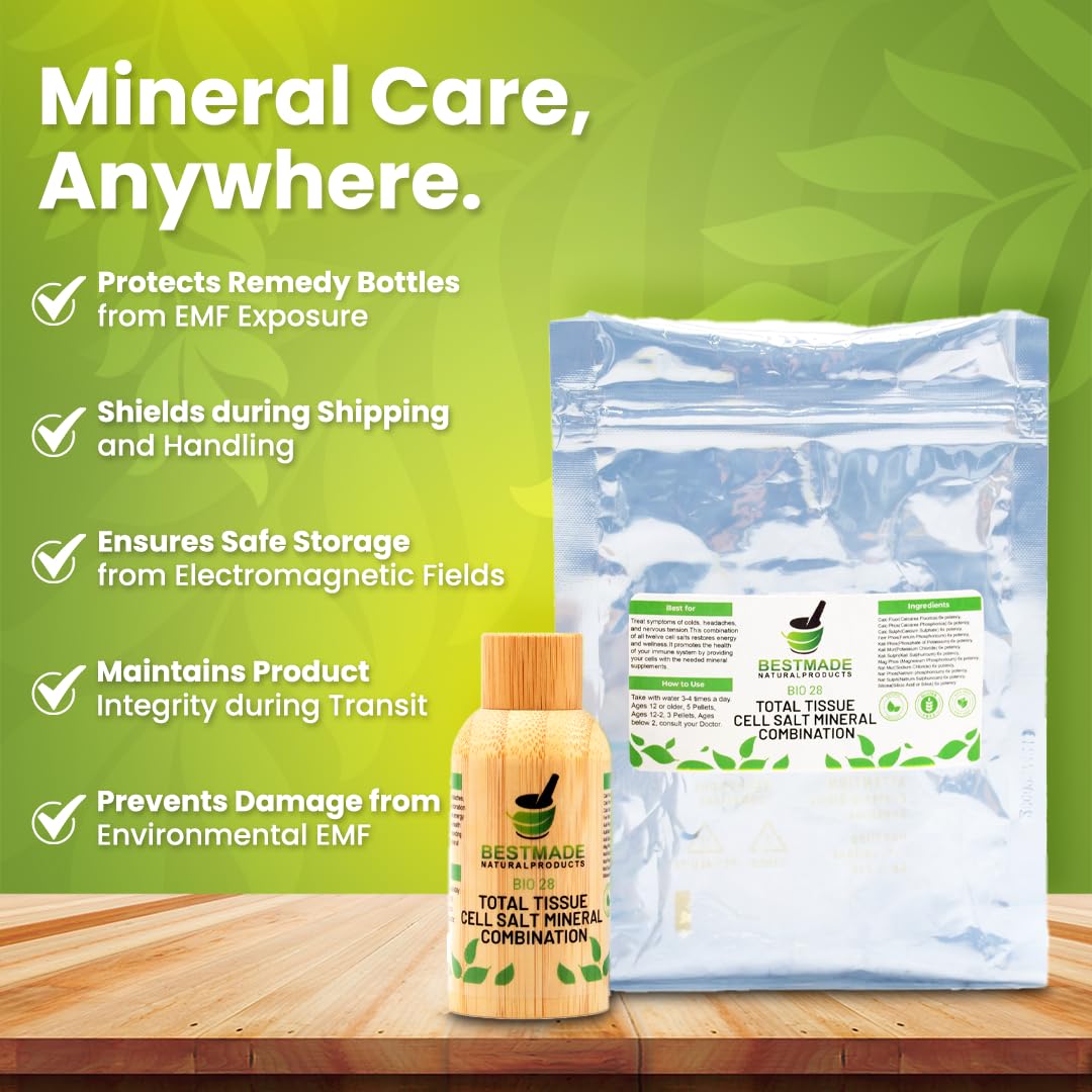 Total Tissue Cell Salt Mineral Combination Bio 28, 300 pellets | Helps Your Body Absorb and Use Nutrients, Helps Increase Energy Levels, Helps Improve Sleep Patterns, Overall Health and Vitality