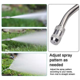 Oniissy Sprayer Wand, Sprayer, Adjustable Stainless Steel Replacement Garden Sprayer Wand with Shut Off Valve