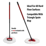 6-Pack Mop Replacement Heads for Ocedar Mop Replace Head EasyWrin Spin Mop Heads Replacements, Easy Cleaning Mop Head Replacement