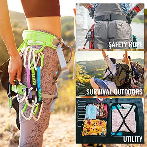 Nylon Webbing 1 inch 1.5 inch 2 inch Webbing Nylon Strap Backpack Straps Belt, 10 25 50 3.3 Yards Webbing