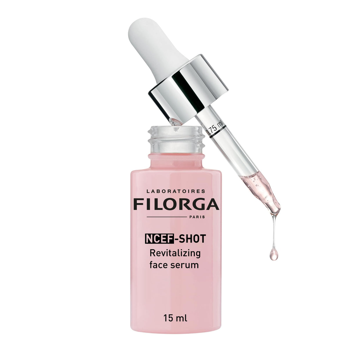 Filorga NCEF-Shot Anti-Aging Serum, Concentrated Wrinkle Reducing Treatment for Radiant & Firm Skin in 10 Days, 0.5 fl. Oz.