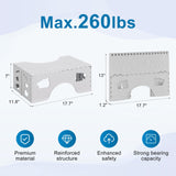 Foldable Toilet Stool Poop Stool Adult, Portable Squatting Potty for Travel Size, 7 Inch Toilet Stool Squat Adult, Collapsible Pooping Foot Stool for Bathroom, Toilet Step for Kids