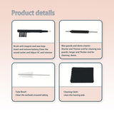 Waxguards 3.0 NanoCare 10993649 Filters for Signia/Siemens/Rexton and Connexx Hearing Aids - Cleaning Brush Kits with Carry Case- 3packs