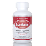 Acnetame Acne Pills 2 Pack 120 Pills- Vitamin Supplements for Acne Breakouts- Hormonal Pimple Tablets to Clear Oily Skin for Women, Men, Teens, and Adults