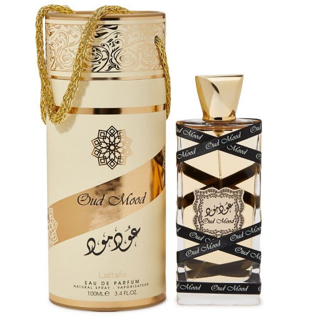 Lattafa Perfumes Oud Mood Elixir, Oud Mood Reminicense & Musk Mood EDP-100ml(3.4oz) with Magnetic Gift Box