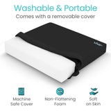 Vive Wheelchair Cushion - Wheel Chair Cushions for Senior, Pressure Relief - Wheelchair Pad, Wheelchair Seat Cushion, Foam for Office Chairs, Car, Lightweight, Portable, Easy to Clean (3")