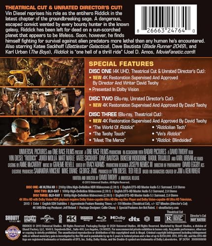 Riddick - Collector's Edition 4K Ultra HD + Blu-ray [4K UHD]