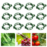 100pcs Plant Support Clips, Plastic Clips for Climbing Plants (100, Green)