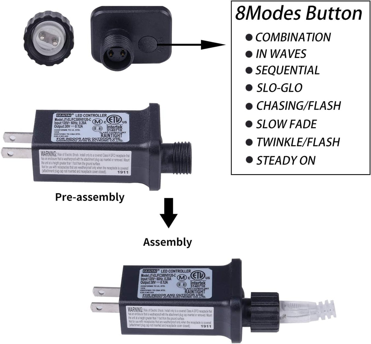 ILLUMINEW 800 Led Pink String Lights Indoor Outdoor Christmas Decorations, 330 Ft 8 Modes Plug in Fairy Lights Pink Valentine Day Room Decor