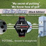 360-Degree Golf Ball Marker Alignment Tool Kit - Triple Line Stencil with 3-Color Pens and Gift Box