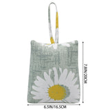 CERAYOU Cute Decorative Weighted Door Stopper, Trapezium Fabric Door Stop with Handle Heavy Duty Door Floor Stop for Home Office Bedroom Living Room