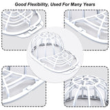 Eiito Hat Washer for Washing Machine, Hat Washer Cage, Hats Cleaner for Baseball Caps 2 Pack 2 Sizes Fit for Adult and Kid's Baseball Caps, White
