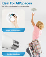Sunco 10 Pack BR20 LED Bulb Dimmable, Small Recessed Lighting Bulbs, R20 Mini Flood Light Indoor, 550 LM, 7W (50W Equivalent), 3000K Warm White, E26 Base, Can Light for Home, Kitchen, Bedroom UL.