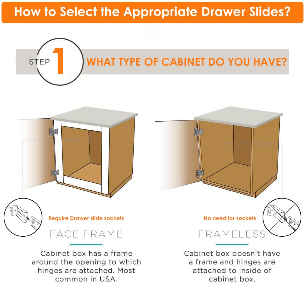 HBL’ 5 Pairs | Soft Close Drawer Slides 12 inch, Heavy Duty Cabinet Drawer Slides Replacement - Ball Bearing Full Extension, 200 LB Capacity, Made of Cold-Rolled Steel, Rust-Resistant & Long-Lasting.