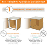 HBL’ 5 Pairs | Soft Close Drawer Slides 12 inch, Heavy Duty Cabinet Drawer Slides Replacement - Ball Bearing Full Extension, 200 LB Capacity, Made of Cold-Rolled Steel, Rust-Resistant & Long-Lasting.