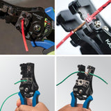 Klein Tools 11063W Wire Cutter/Stripper, Heavy Duty Automatic Tool for 8-20 AWG Solid and 10-22 AWG Stranded Electrical Wire