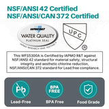 ICEPURE Under Sink Water Filter System, 3 Years or 22000 Gallons Ultra High Life NSF/ANSI 42 Certified, Removes Heavy Metals,Chlorine,Direct Connect Under Counter Drinking Water System, USA Tech