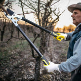 Jardineer Ratchet Anvil Loppers, Heavy Duty Tree Branch Cutters with 2" Cutting Capacity, Labor-Saving Garden Loppers with Additional SK5 Spare Blade for Yard, Orchard & Thick Shrub Trimming