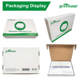 Greenour Disposable Toilet Seat Cover Flushable and Biodegradable Paper Toilet Seat Cover for Adults and Kids, Great for Hotel, Business and Commercial-4 Packs of 250
