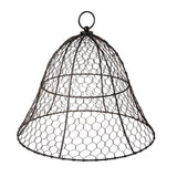 Gardener’s Supply Company Sturdy Chicken Wire Cloche Plant Protector Cover | Sturdy Metal Cage Garden Protection for Your Plants & Seedlings | 16" in Diameter x 12-1/2" H - Black