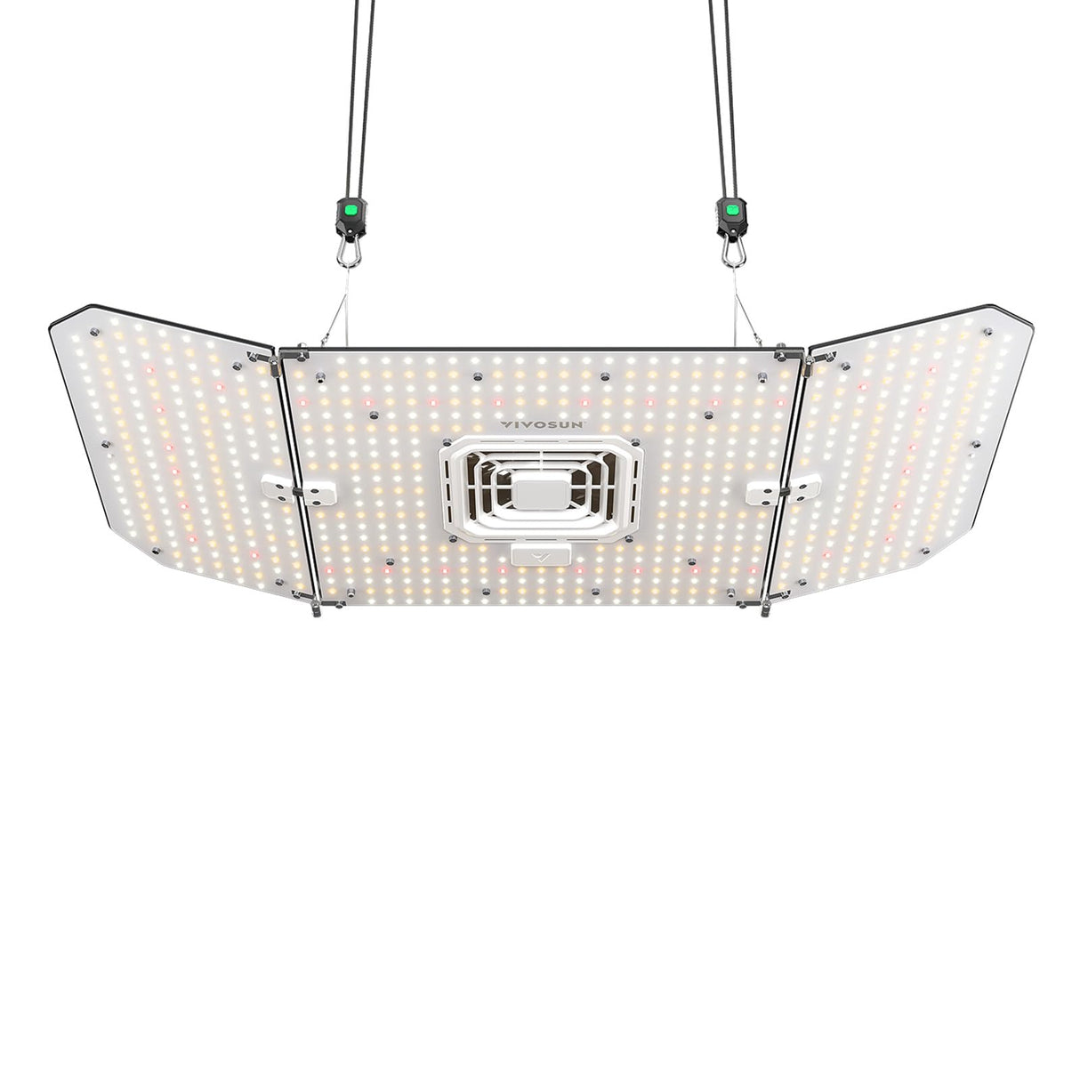 VIVOSUN AeroLight Wing AW200SE, LED Grow Light 200W with Integrated Circulation Fan, Compatible with App, Used with Growhub Controller E42A/E25 to Achieve More Functions for 2x4/3x3 Grow Tent