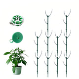 Stackable Monstera Moss Pole, 10 PCS Natural Coir Plant Support Stakes.
