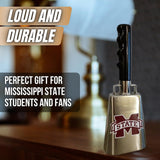 Chrome Plated Mississippi State 10-inch Cowbell with M-State Logo