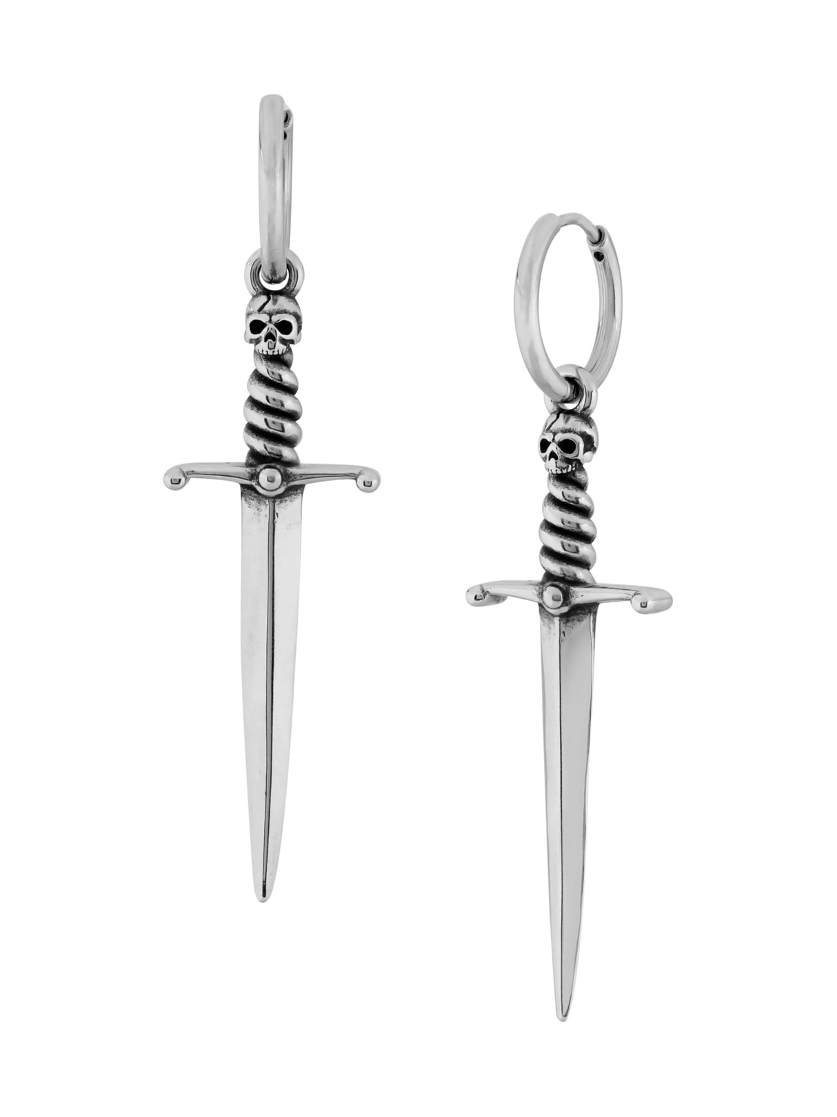 HAQUIL Gothic Punk Sword Dangle Drop Earrings for Women, Goth Jewelry Gift