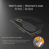 Carbon Fiber Insole - 1 pc, Men 11-11.5, Women 12-12.5 - Unisex Shoe Insert - Stiff Foot Plate - Orthotic Insole - Turf Toe, Hallux Rigidus, Flat Feet, Plantar Fasciitis, Mortons Extension