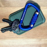 FresKaro 3inch 12kN-2698lbs Auto Locking Carabiner Clips, Solid D Shape, Heavy Duty 7075 Aluminum, Lightweight 1.09oz, Rust Proof, for Hammock, Hiking, Dog Leash, Keychain etc., Multi-Colors