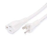 Amazon Basics Extension Cord, 13 Amps, 125V, 20 Foot, White, 2-Pack