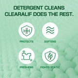 CLEARALIF laundry Fabric Softener Sheets, Unscented, 160 Loads, Eco Friendly, Great For Travel, Apartments, Dorms.