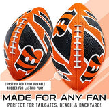 Franklin Sports NFL Team Footballs - Rubber Youth Mini Footballs for All NFL Teams - Kids Junior 8.5" Football - Official NFL Licensed Footballs
