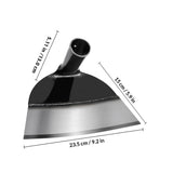 VANZACK 9.25in Heavy Duty Steel Garden Hoe Head, Hoe Garden Tool for Garden
