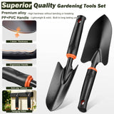 Joyfair Gardening Tools, 12 Pcs Garden Tool Set for Planting & Weeding