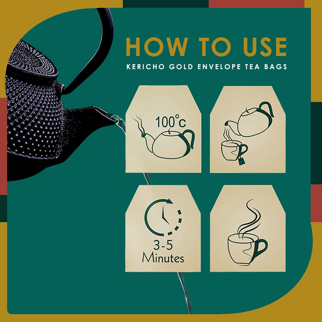 Kericho Gold Black Loose Leaf Tea - 500g (Pack of 2)