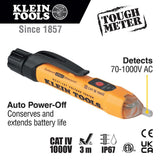 Klein Tools 69149P Electrical Test Kit with Digital Multimeter, Non-Contact Voltage Tester and Electrical Outlet Tester, Leads and Batteries
