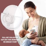 2 Full Set Collector Cup Compatible with Momcozy M5,Only for M5 Breast Pump Replacement Accessories with 24mm Flange, Collector Cup, Duckbill Valve, Diaphragm