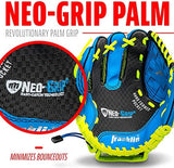 Franklin Sports Youth Teeball Glove - 9.0 Inch Neo-Grip Synthetic Leather Fielding Glove - Left & Right Handed Ready To Play with Ball