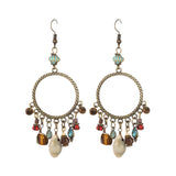 Boho Earrings for Women Dangling Vintage Bohemian Beach Style Earrings