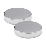 Outset Stainless Steel Round Ice Packs, Set of 2 Travel Ice Packs, 3.75"