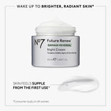 No7 Future Renew Damage Reversal Skincare Set - Anti Aging Face Serum (.33 Fl Oz), Day Cream with SPF 25 (1.69 Fl Oz) & Night Cream (1.69 Fl Oz) - Reverses Visible Signs of Sun Damage - 3-Piece Set