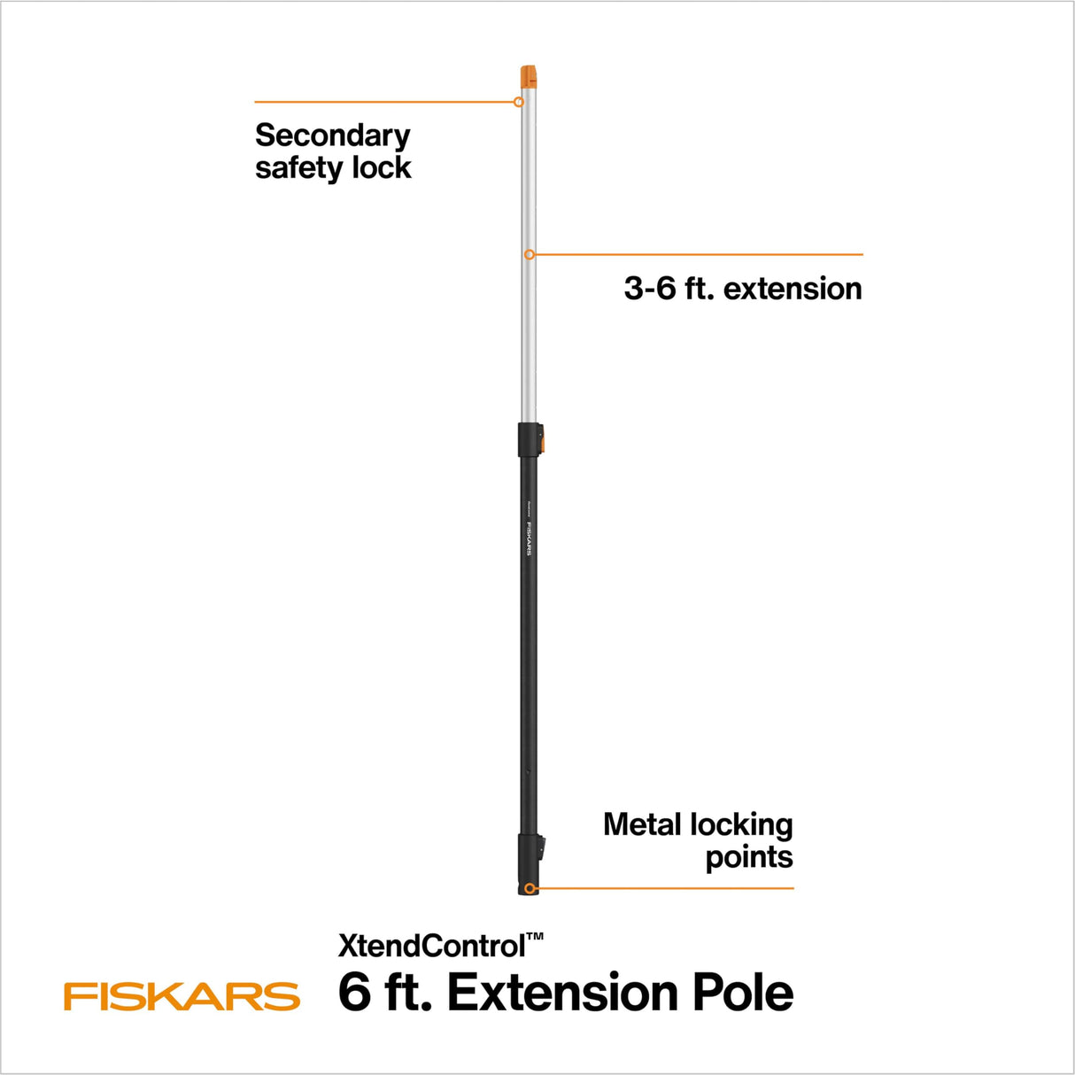 Fiskars XtendControl Rotating Tree Pruner Head, Pole Not Included